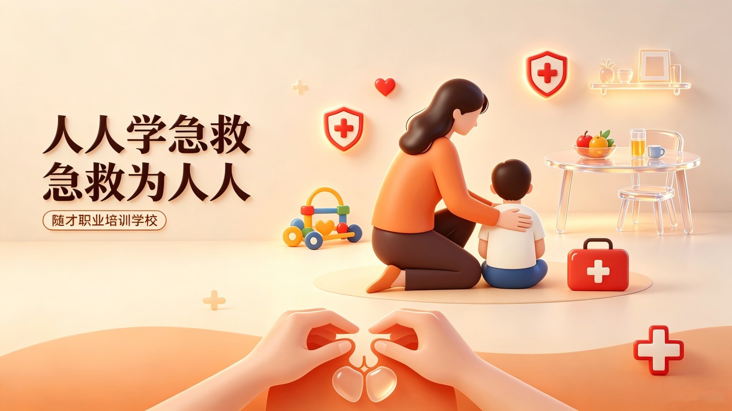 人人学急救，急救为人人！随才红十字救护员培训火热招募中